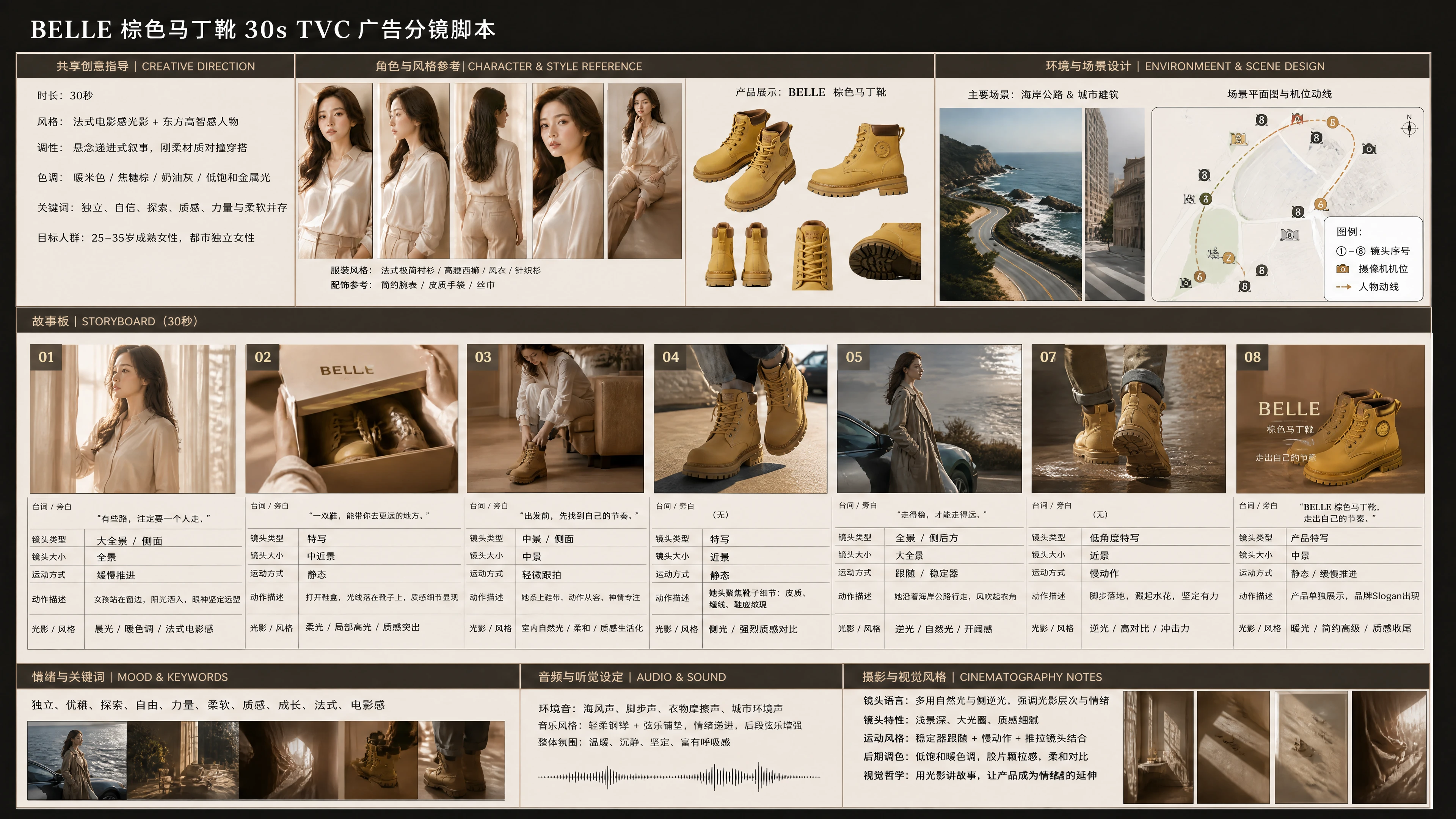 BELLE 马丁靴 TVC 海报