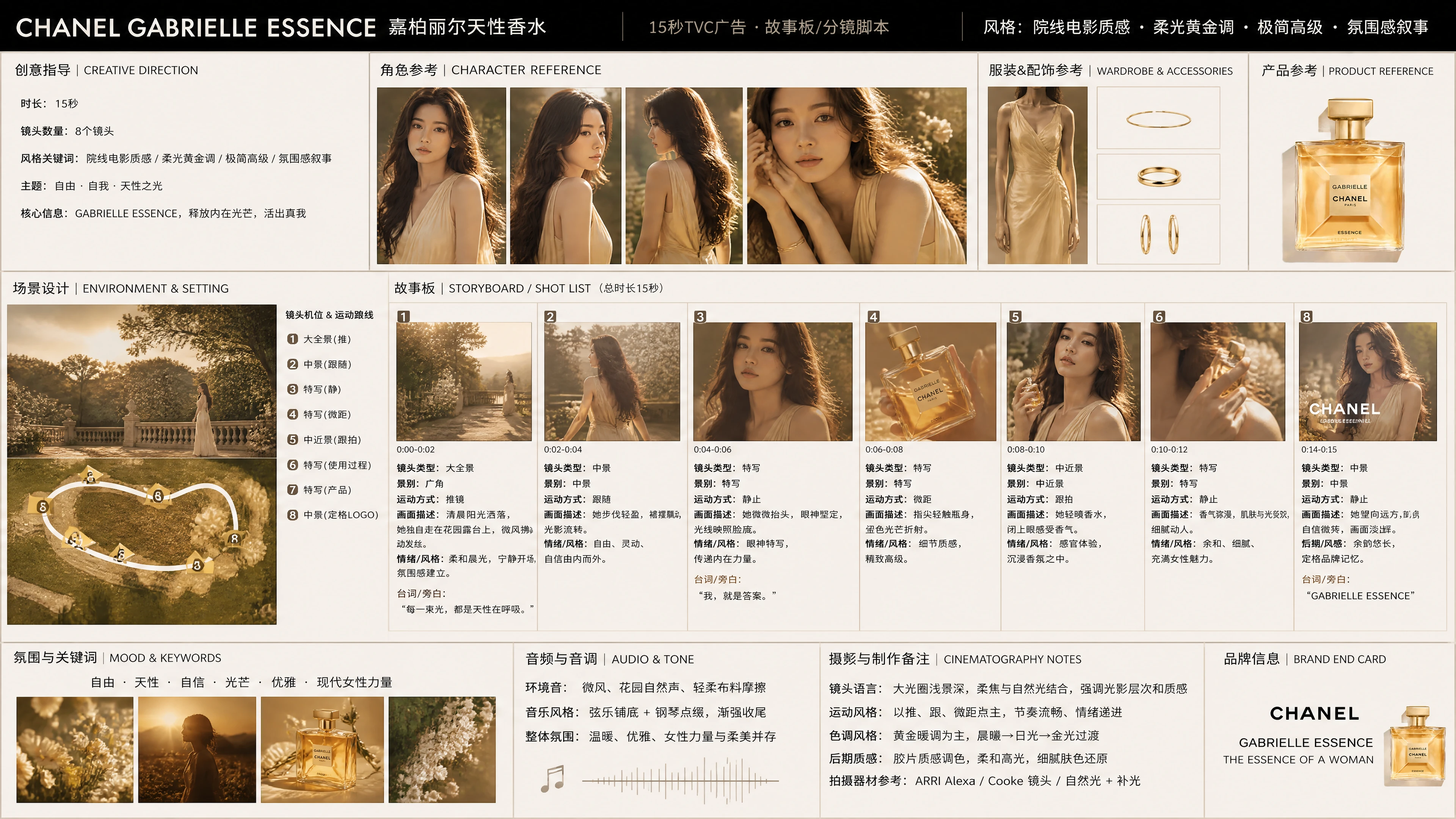 CHANEL 香水 TVC 海报